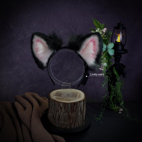 Moving Black & Pink Dog Ears and Tail — photo 2